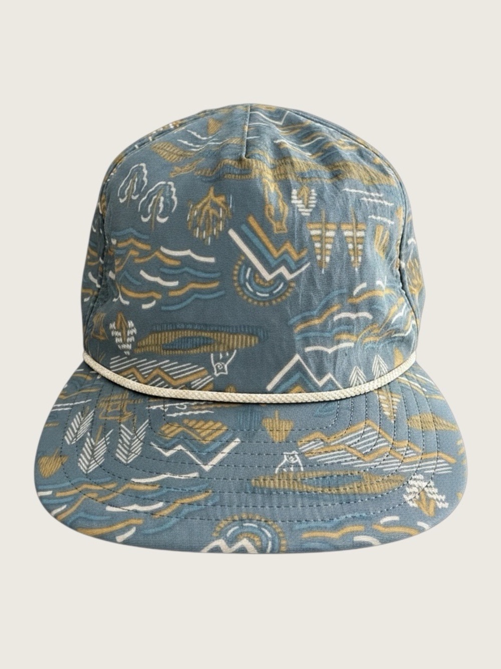 PATAGONIA *RARE* Snowfarer Katahdin Trek Piki Bear Moose‎ Hat Duckbill Cap
